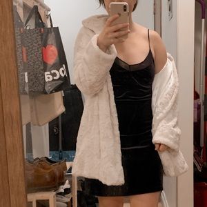 Adorable Faux Fur Jacket with pockets!